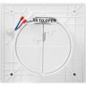 Вентилятор вытяжной Electrolux EAFR-120TH Rainbow white с таймером и гигростатом