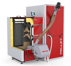 Напольный твердотопливный котел Defro Smart Ekopell 16