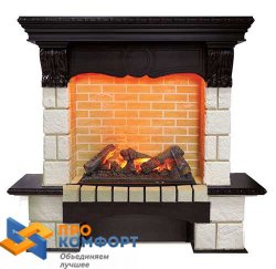 Электрический камин Dimplex Pierre Luxe с очагом Cassete 600