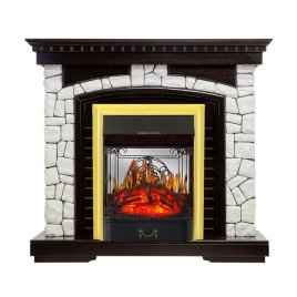 Каминокомплект Royal Flame Glasgow с очагом Majestic FX M Brass