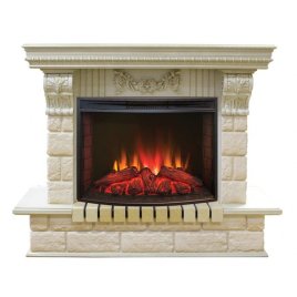 Каминокомплект RealFlame Gracia 25&#039;5/24 WT с очагом Evrika 25,5 LED