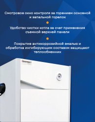 Парапетный газовый котел Элемент Комфорта Комфорт Плюс 6 (с дымоходом)