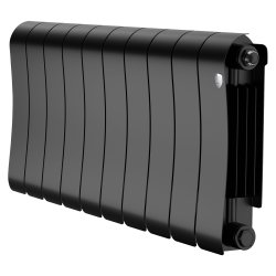 Биметаллический радиатор отопления Royal Thermo Infinity 300 10 секций Noir Sable