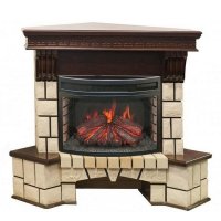 Каминокомплект RealFlame Stone Corner new 25/25,5 с очагом Firefield 25 S IR
