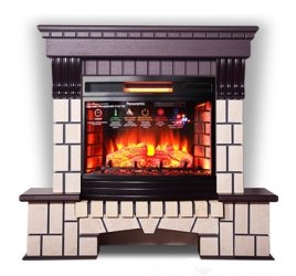Каминокомплект Interflame Экстер махагон под очаг Panoramic 06 25 LED FX QZ