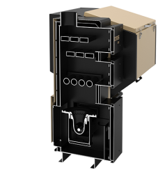 Напольный твердотопливный котел Koloss Auto DUO PLUS 25