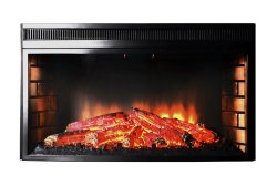 Каминокомплект Interflame Лонг с очагом Panoramic 33W LED FX средний дуб