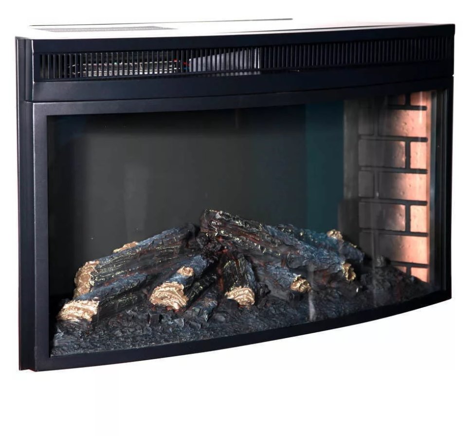 Каминокомплект Interflame Лонг с очагом Panoramic 33W LED FX средний дуб