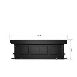 Внутрипольный конвектор Royal Thermo Atrium 90/250/2100-DG-U-BL