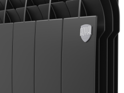 Биметаллический радиатор отопления Royal Thermo BiLiner 500 VR 8 секций Noir Sable