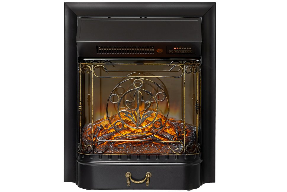 Каминокомплект Royal Flame Dublin RUSTIC (Разборный) с очагом Majestic FX M Black RC слоновая кость