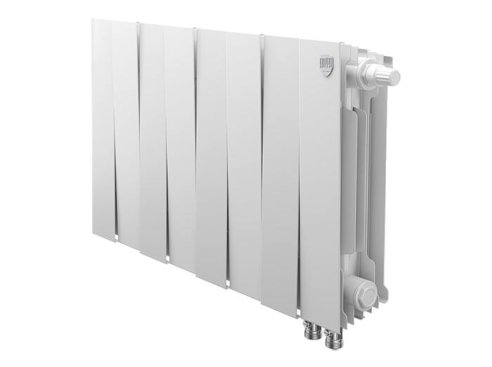 Биметаллический радиатор отопления Royal Thermo PianoForte 300 VDR80 8 секций Bianco Traffico