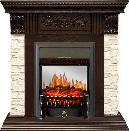 Каминокомплект Royal Flame Luxemburg с очагом Fobos FX M Black