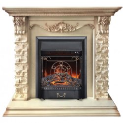 Каминокомплект RealFlame Patricia WT с очагом Majestic Lux Black S